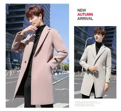 Casacos de inverno slim fit masculinos, casacos de inverno, casual negócios, casacos longos, marca - Wolf Magazine
