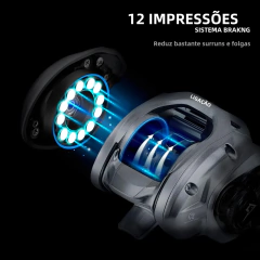 Piscifun liga m carretel de arremesso de metal 10kg 22lb arrasto máximo com rolamentos de escudo de alta e baixa velocidade forte carretel de pesca de água salgada - Wolf Magazine