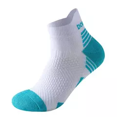 Meia de corrida de maratona profissional para homens e mulheres, meias engrossadas, amortecido, tubo curto, corte baixo, esportes, fitness, 2023