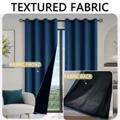 Cortinas monocromáticas blackout, sombreamento completo e proteção solar, quarto e sala de estar, 100% blackout, 1pc na internet
