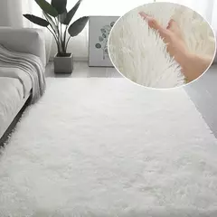 Imagem do Tapete cinzento para sala de estar tapete de pelúcia cama quarto piso tapetes macios anti-deslizamento decoração da casa tapetes de veludo macio cobertor do quarto dos miúdos