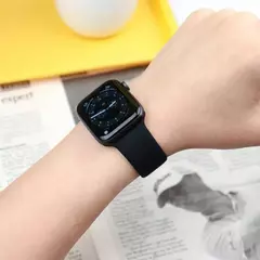 Imagem do Pulseira de Silicone para Apple Watch, Pulseira Esportiva, iWatch Series 8, 7, 6