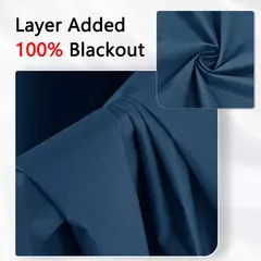 Cortinas monocromáticas blackout, sombreamento completo e proteção solar, quarto e sala de estar, 100% blackout, 1pc - Wolf Magazine
