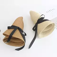 Chapéus do verão para mulheres, chapéu de palha, ocasional, liso, estilo do panamá, praia, forma - loja online