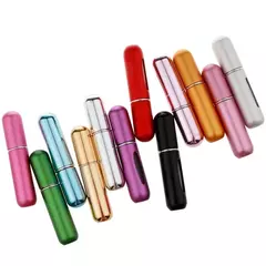 10 pçs/lote 5ml mini garrafa de perfume recarregável com bomba de perfume spra