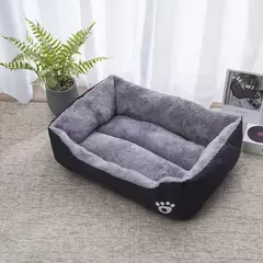 Grande Pet Cat e Dog Bed Quente Confortável Dog House Soft PP Cotton Nest Dog Basket Mat Universal Waterproof Cat Bed - comprar online