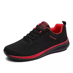 Homens tênis de corrida leve caminhada sapatos esportivos malha clássica respirável sapatos casuais masculinos moda mocassins tênis na internet