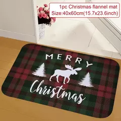 Decorações de Feliz Natal para Casa, Capacho De Alce, Ornamento De Ano Novo, Decoração De Festa De Natal, Natal Noel Rug, Presentes, 2024, 2025 - loja online