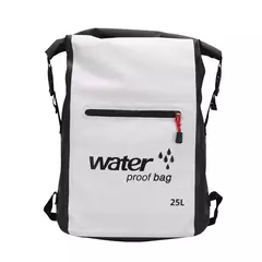 PVC natação impermeável saco seco, correias duplas, rafting esportes, caiaque, canoagem, kit de viagem, mochila, armazenamento, 25L