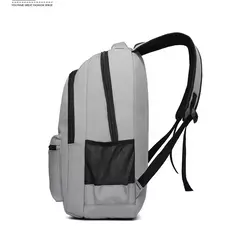 Mochila de carregamento USB impermeável para homens, sacos traseiros do escritório do negócio, mochila para laptop casual, mochilas escolares masculinas, 15,6";;VERDADEIRO;;"CINZA na internet