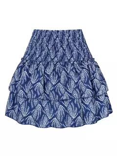 Imagem do Saia com borda plissada estampada para mulheres, saia curta plissada floral, minissaia feminina de férias Boho, saia sexy Y2K, nova moda