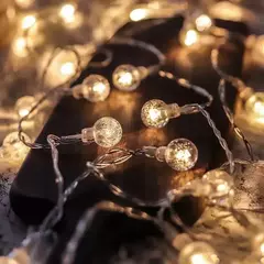Imagem do Snowflake LED String Lights para decoração de casa, Fairy Lamp, Árvore de Ano Novo, Jardim, Natal, 3m, 2024, 2025, Noel 6