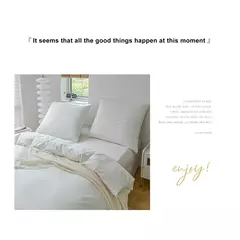 Imagem do Alta Qualidade Algodão Duvet Cover Set, 100% Tecido Real, Duplo, Rainha, Rei, Colcha, Roupa de cama, 500Tc, 2 Pcs, 3Pcs