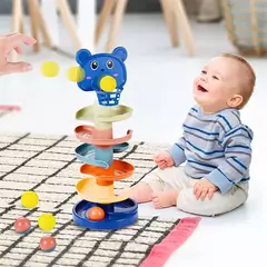 Montessori Rolling Ball para crianças, Jogos educativos para bebês, Stacking Track, Baby Development Toys na internet
