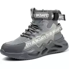 Botas de segurança Steel Toe Work para homens e mulheres, sapatos indestrutíveis, tênis anti-smash, calçado de trabalho na internet