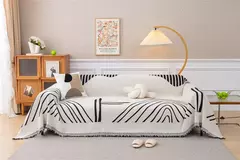 Chenille Sofá Throw Blanket com Tassel, Modern Luxury Cover, Four Season Sofa Cover, Full Covers, Dustproof, Toalha de casa, 1 Pc na internet