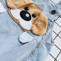 Verão 1pc crianças do bebê meninos roupas de jumper calças curtas da criança infantil menino calças jeans shorts macacão dungarees - Wolf Magazine