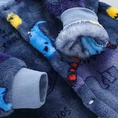 Imagem do Macacão de flanela macia para bebê recém-nascido, jaqueta infantil para meninas e meninos, macacão de bebê, roupas de primavera e inverno, 0-18 meses