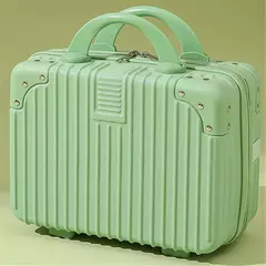 Mini Saco De Maquiagem Vintage, Caso De Viagem Portátil, Pequena Caixa De Bagagem, Handy Caixa De Presente, Senha De Rolamento De Bagagem, 14 ", 16";;VERDADEIRO;;"16 polegadas [com bloqueio de senha 35*27*16]],Ouro rosê - comprar online