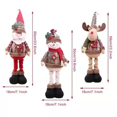 Feliz Natal Santa Doll Decorações para casa, ornamentos de Natal, Natal, Decoração de Ano Novo, Presentes, 2025, 2024 - comprar online