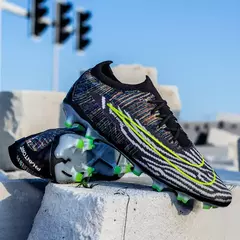 Homens Chuteiras de Treino Profissional, Sapatos de Futebol, Turf, TF, FG, Exterior, Interior, Botas de Futebol na internet