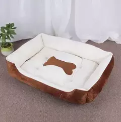 Ninho macio de algodão lavável para animais de estimação, cama de osso quente, cestas, canil, produtos para a casa, pequeno, médio, grande, cachorro, gato