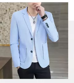 Alta qualidade blazer masculino multicolorido negócios casual elegante moda premium simples festa compras cavalheiro fino ajuste jaqueta - comprar online