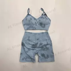 Fato de treino feminino com 2 peças, roupas esportivas, roupas de ioga, fitness, roupas esportivas, academia, musculação, verão, 2024 na internet