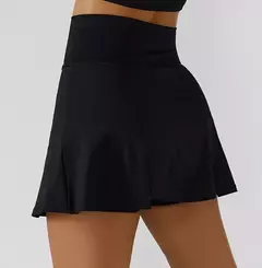 Conjunto de saia de ioga para mulheres, treino de ginástica, sutiã de ombro feminino de cintura alta, sutiã de tênis feminino - comprar online