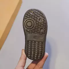 Sapatos de lona respirável infantil, fundo de biscoito, bebê, meninos, meninas, desempenho escolar, moda infantil na internet
