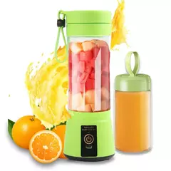Mini Espremedor Recarregável Portátil, Elétrico, 6 Lâminas, Copo De Suco, Liquidificador De Frutas, Cozinha, Pequeno, Automático, Portátil, Smoothie Food, Casa - loja online