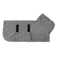 Roupão de banho para animais de estimação, envoltório de corpo inteiro para banho, respirável, secagem rápida, absorvente de água, limpeza de verão, roupão de cachorro - loja online
