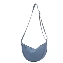 Nylon Hobos Bolsa de Ombro no Peito para Mulheres, Grande Capacidade, Viagem Crossbody, Meia Lua, Cinto Messenger Bags, Drop Shipping, Atacado - loja online
