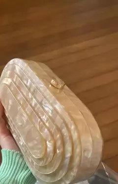 Imagem do Bolsa de noite em caixa acrílica para mulheres, verde limão, embreagem de luxo, bolsas e bolsas para senhoras, bolsas de ombro para festa