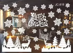 Decoração de Feliz Natal para casa, parede e janela adesivos ornamentos, guirlanda de ano novo, Noel Festoon, 2022, 2025 - loja online