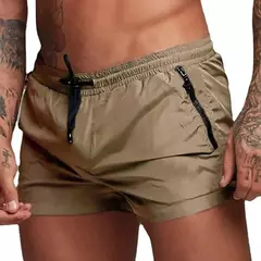 Calção de banho masculino, verão, shorts praia, calção boxer, maiô na internet