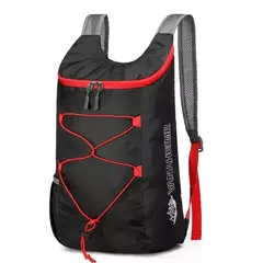 Imagem do Multifuncional Outdoor Folding Backpack, alta densidade, leve, impermeável, tecido de nylon, saco de esportes, camping, caminhadas, viagens