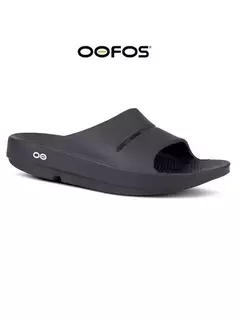 Imagem do Oofos-sandálias leves para homens e mulheres, sapatos de praia, chinelos, fundo macio, interior, casa