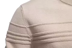 AIOPESON Mens Crewneck Pullover Sweater Knitted Cotton Stripped Quality Autumn Winter Warm Sweaters for Men - Wolf Magazine