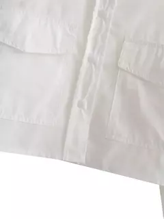 TRAF-Top feminino de manga comprida, blusas de botão, branca e rosa, camisa casual para o verão, 2024 na internet