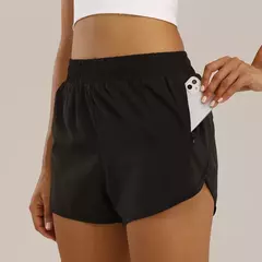 LL-Yoga Fitness Calças Femininas, Cintura Alta, Hip Lifting, Respirável, Esportes, Corrida, Bola de Tênis, Verão, Novo, 2024 na internet