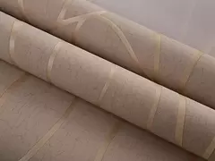 Papel de parede 3D não tecido à prova de umidade, fundo moderno, adesivos de parede engrossados, listras curvas, europeu, 53cm