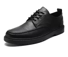 Sapato Oxford casual masculino, sapato de couro masculino, mocassins com renda de luxo, sapato de vestido masculino brogue, moda clássica, 2024 - comprar online