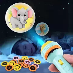 Lanterna Projetor Lâmpada Brinquedo Bonito Desenho Animado Criatividade Brinquedo Lanterna Projetor Lâmpada Brinquedo Bebê Dormindo Livro de Histórias - Wolf Magazine