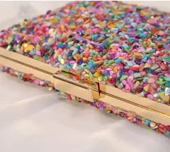 Alta qualidade carteira de pedra colorida para mulheres, sacos de noite festa de casamento, cadeia banquete saco, telefone crossbody, designers de luxo, 2024 - Wolf Magazine