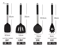 Imagem do Utensílios De Cozinha De Silicone, Espátula, Turner, Resistente ao calor, Colher de sopa, Pá de coador de massas, 1 pacote, Acessórios de cozinha
