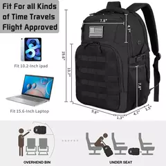 Imagem do Mochila de viagem tática impermeável para homens, mochilas de grande capacidade, esportes ao ar livre, bolsas multifuncionais 50L, 35L, 25L