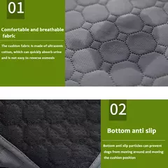 Almofada de xixi para animais de estimação, lavável e reutilizável, almofada de treinamento para cães, à prova d'água de quatro camadas, cama para animais de estimação, tapete de urina para assento de carro, acessório para animais de estimação - comprar online