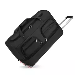Bolsa de viagem de grande capacidade, tecido oxford, dobrável, repelente de água, resistente ao desgaste, bolsa de bagagem expansível, bolsa de negócios - Wolf Magazine
