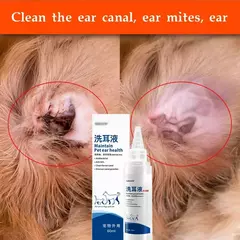 Malassezia otite media para gatos e cães coceira, vermelhidão, inchaço e gotas antiinflamatórias - loja online